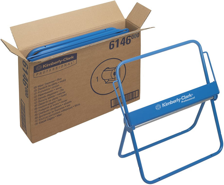 Kimberly Clark 6146 Muur-/Tafeldispenser Blauw Metaal
