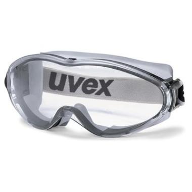 uvex 9302-285 ultrasonic ruimzichtbril grijs/zwart met heldere lens