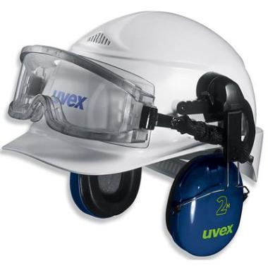 uvex 9301-544 ultravision ruimzichtbril voor helmbevestiging