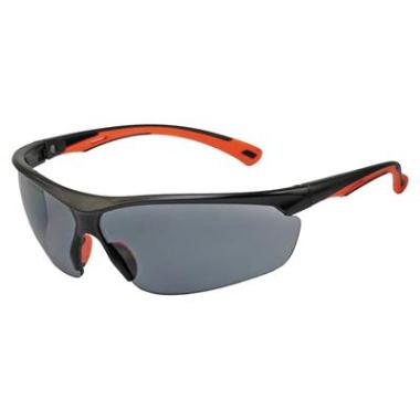 MSA Move veiligheidsbril zwart/oranje met smoke lens
