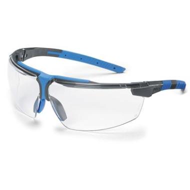 uvex i-3 9190-275 veiligheidsbril antraciet/blauw met heldere lens