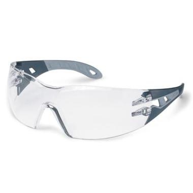 uvex pheos s 9192-785 veiligheidsbril antraciet/grijs met heldere lens