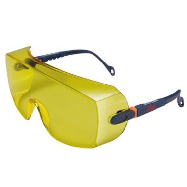 3M 2802 Overzetbril met Gele Lens en Antikras-coating