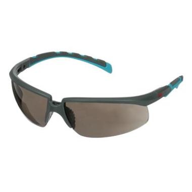 3M Solus 2000 veiligheidsbril met grijs/blauw-groen montuur en grijze lens
