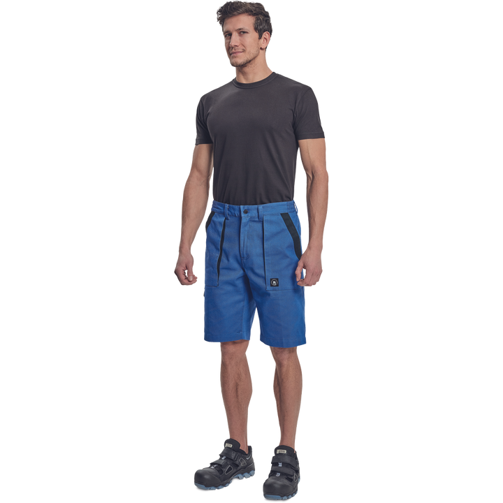 CERVA Max Neo korte werkbroek blauw