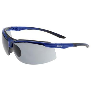 OXXA Essential 8211 veiligheidsbril met smoke lens en blauw/grijs montuur