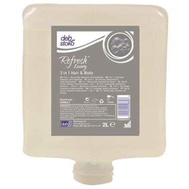 DEB CMW2LT Stoko Refresh Luxury 3 in 1 Hair & Body shampoo 2L