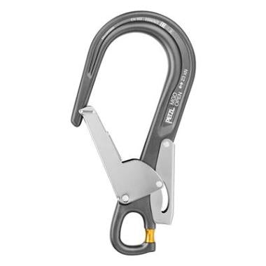 Petzl MGO Open steigerhaak met automatisch vergrendelsysteem 63 mm
