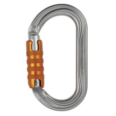 Petzl OK Triact-Lock aluminium karabijnhaak ovaal 22 mm