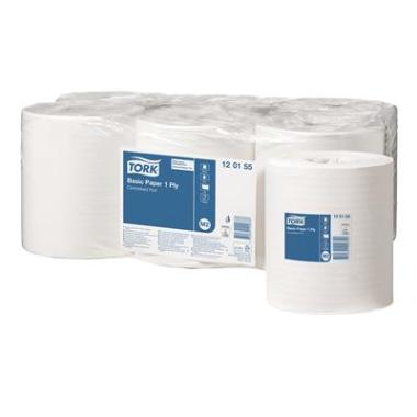 SCA Tork Basic Paper Centerfeed poetsrol wit 300m x 20cm