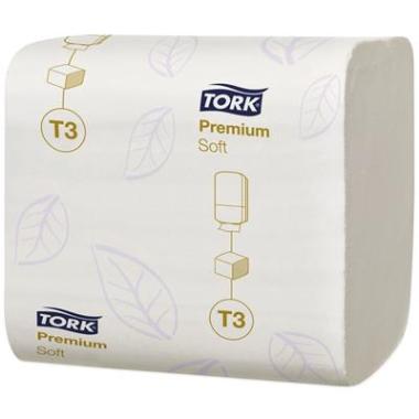 SCA Tork Soft Folded toiletpapier 2-laags wit 11x19cm voor T3 dispenser