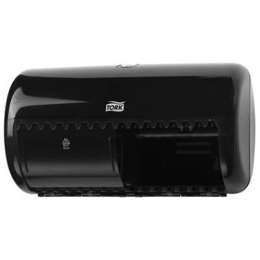 SCA Tork Conventional toiletrolhouder T4 zwart 286x158x153mm