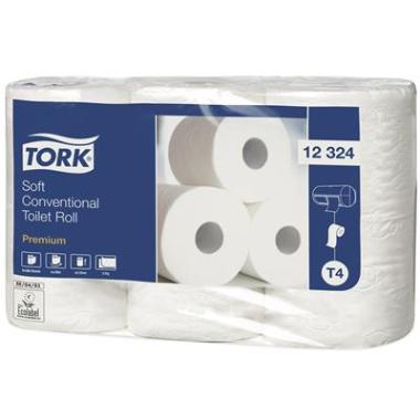 SCA Tork Soft Conventional toiletpapier 2-laags wit 49,5m (6 rollen)