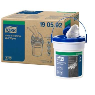SCA Tork Hand Cleaning Wet Wipes reinigingsdoekjes wit 27 cm 1-laags