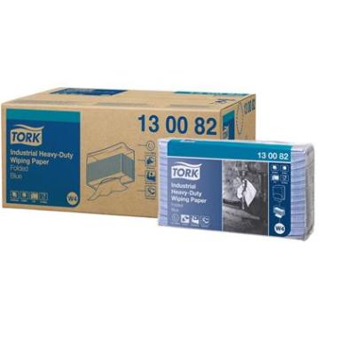 SCA Tork Industrial Heavy-Duty Paper poetsdoek blauw 3-laags 38,5x32,4cm