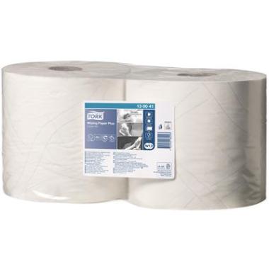 SCA Tork Wiping Paper Plus Combi poetsrol 255m wit 2-laags