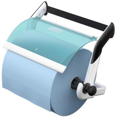 SCA Tork W1 Wall Stand dispenser wit/turquoise