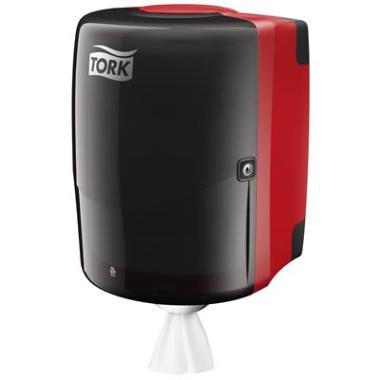SCA Tork W2 Combi Roll dispenser zwart/rood