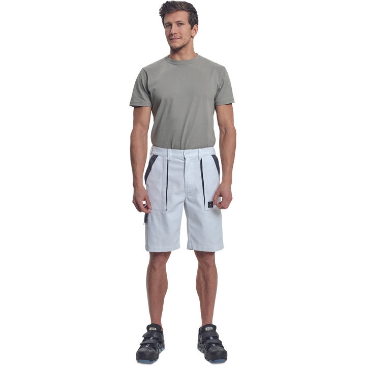 CERVA Max Neo korte werkbroek wit