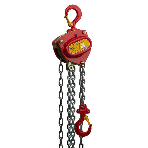 Delta Red Premium handkettingtakel - 0,5 ton - met 3 meter hijshoogte