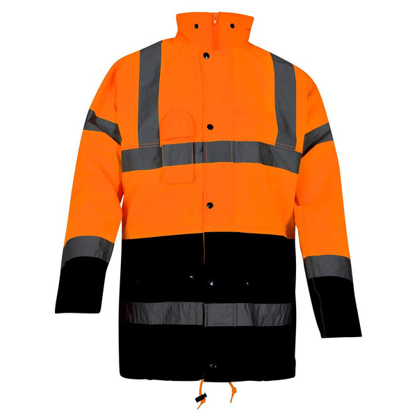 OXXA 0980 Alberto parka fluo oranje/marineblauw