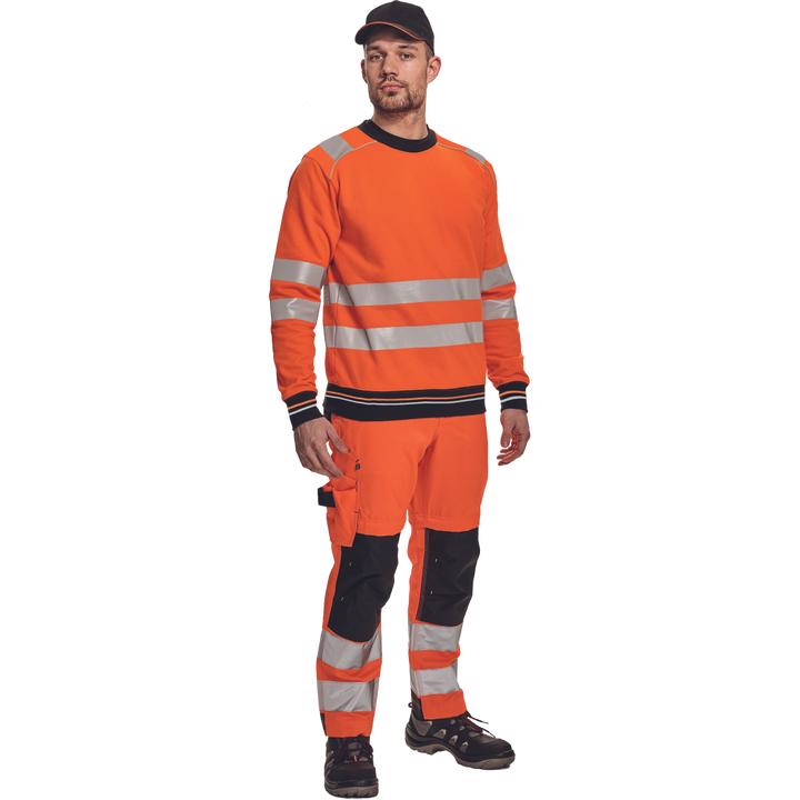 CERVA Knoxfield HI-VIS Signalisatie Sweatshirt oranje