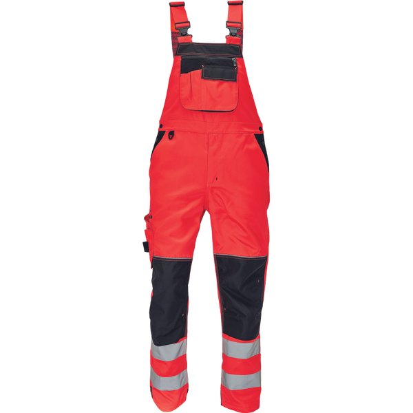CERVA Knoxfield FL290 Hi-vis bretelbroek rood