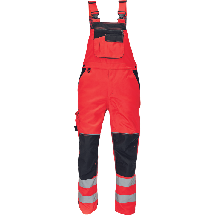 CERVA Knoxfield FL290 Hi-vis bretelbroek rood