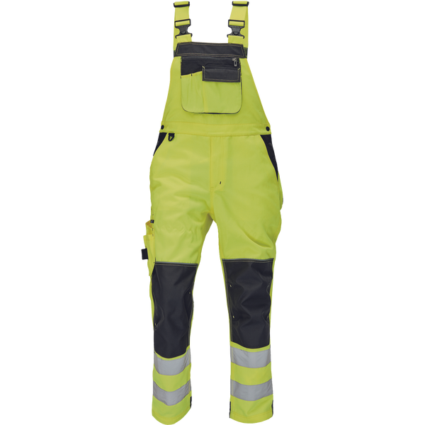 CERVA Knoxfield FL290 Hi-vis bretelbroek geel/antraciet