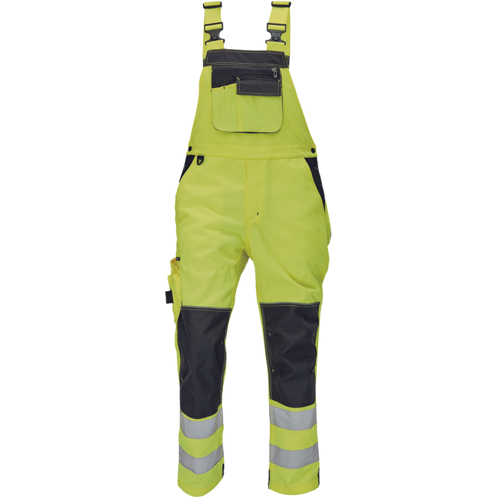CERVA Knoxfield FL290 Hi-vis bretelbroek geel/antraciet