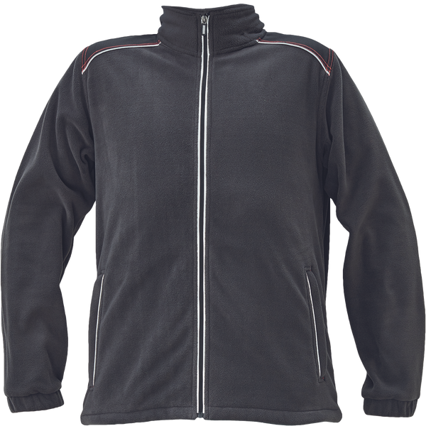 CERVA Knoxfield Fleecevest Antraciet/Rood