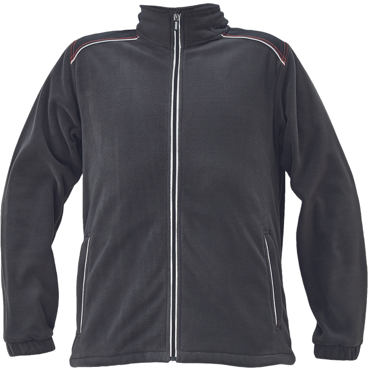 CERVA Knoxfield Fleecevest Antraciet/Rood