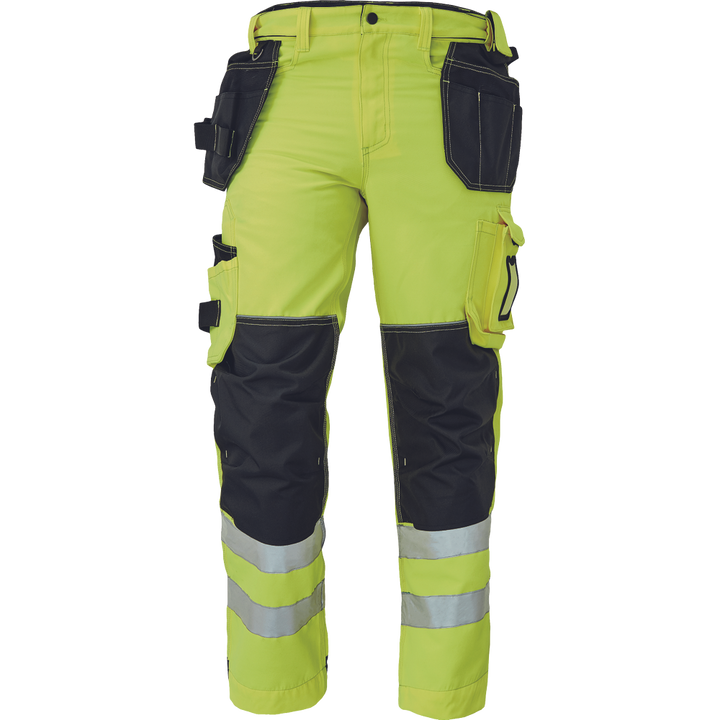CERVA Knoxfield L310 Hi-vis werkbroek geel/antraciet