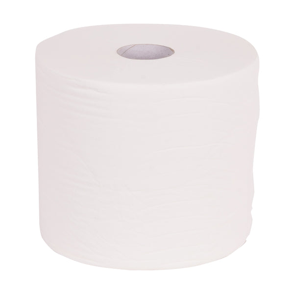 MAXIROL 2-laags Poetspapier Wit Cellulose 24cm x 380m (2 rollen)