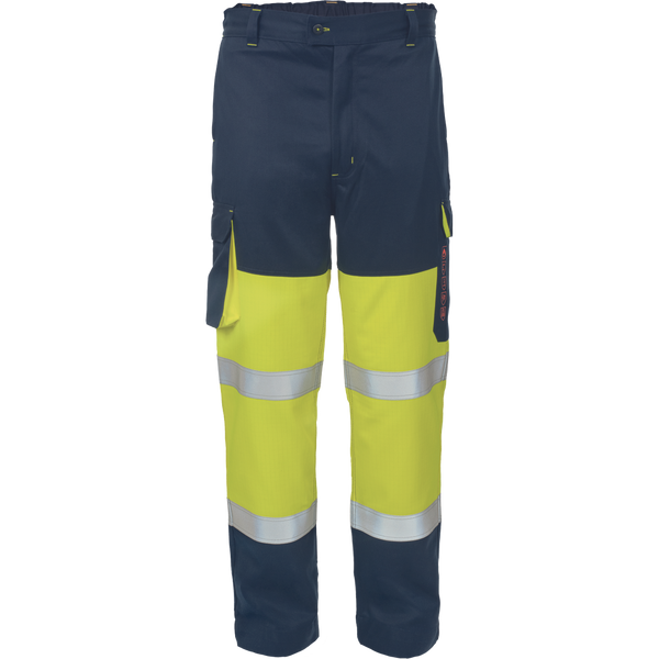 Cerva Multinorm HI-VIS Tap PM HV werkbroek geel/marine