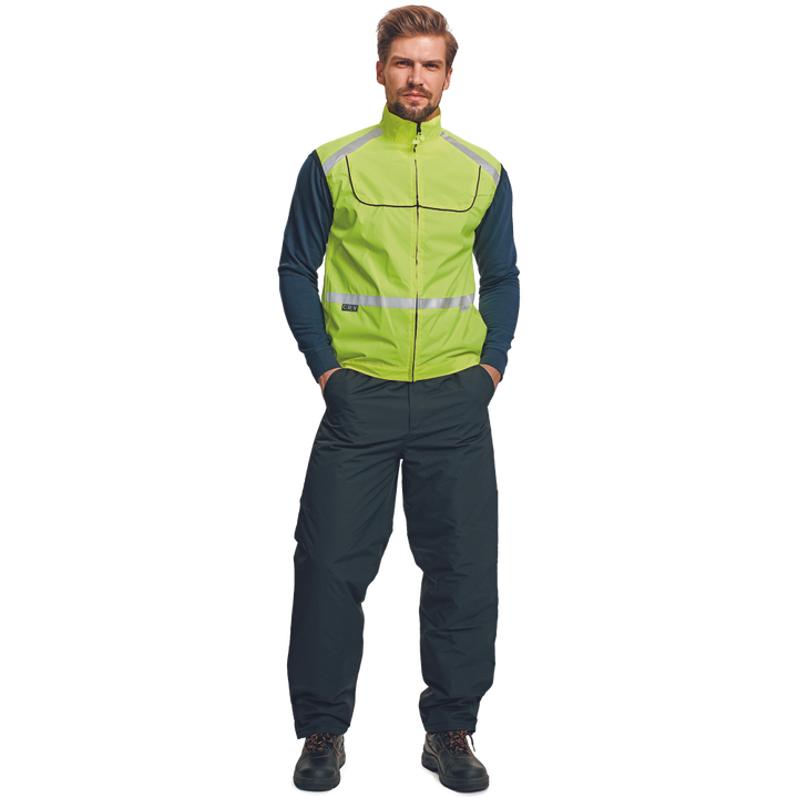 CERVA Tekka Reflecterende Cylo-Vest geel