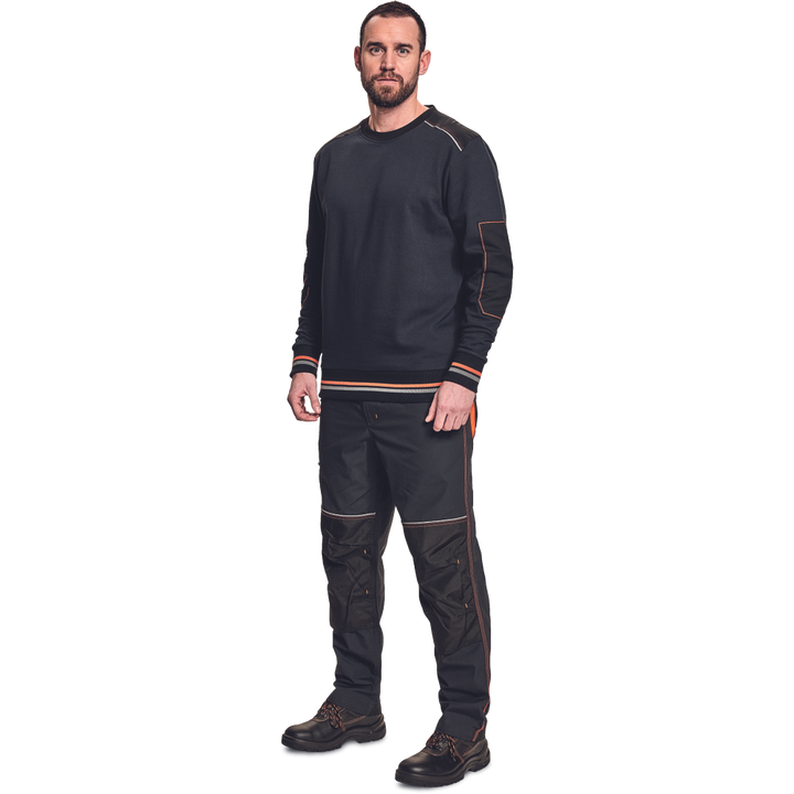 CERVA Knoxfield Sweatshirt Antraciet/Oranje