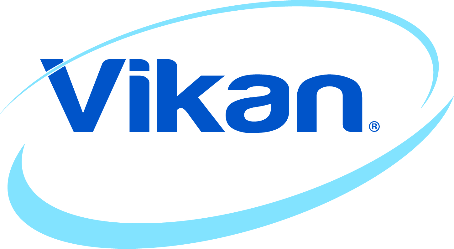 Vikan Handschraper Nylon blauw 100mm  badge