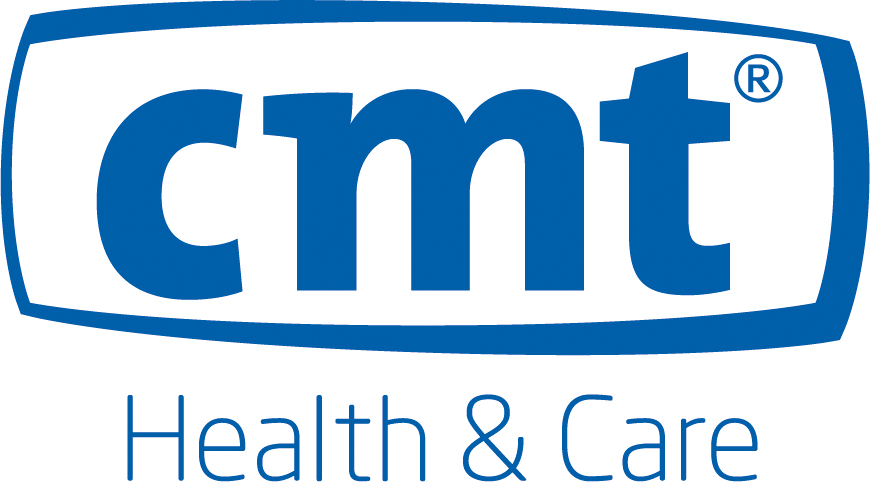 CMT Soft nitril handschoen blauw poedervrij small 1000 st/doos badge