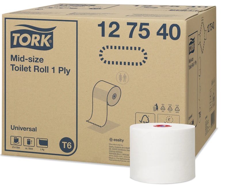 Tork Mid-Size toiletpapier universal 1-laags T6