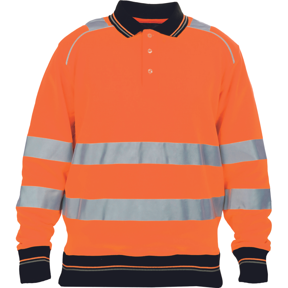 Cerva knoxfield Hi-Vis polo sweatshirt oranje