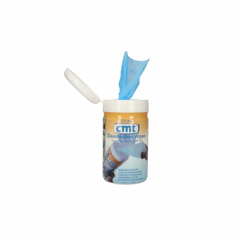 Desinfectie Doekjes Busje 14019N blauw 200 wipes in bus
