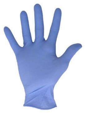 CMT Soft nitril handschoen violetblauw poedervrij Extra-Small
