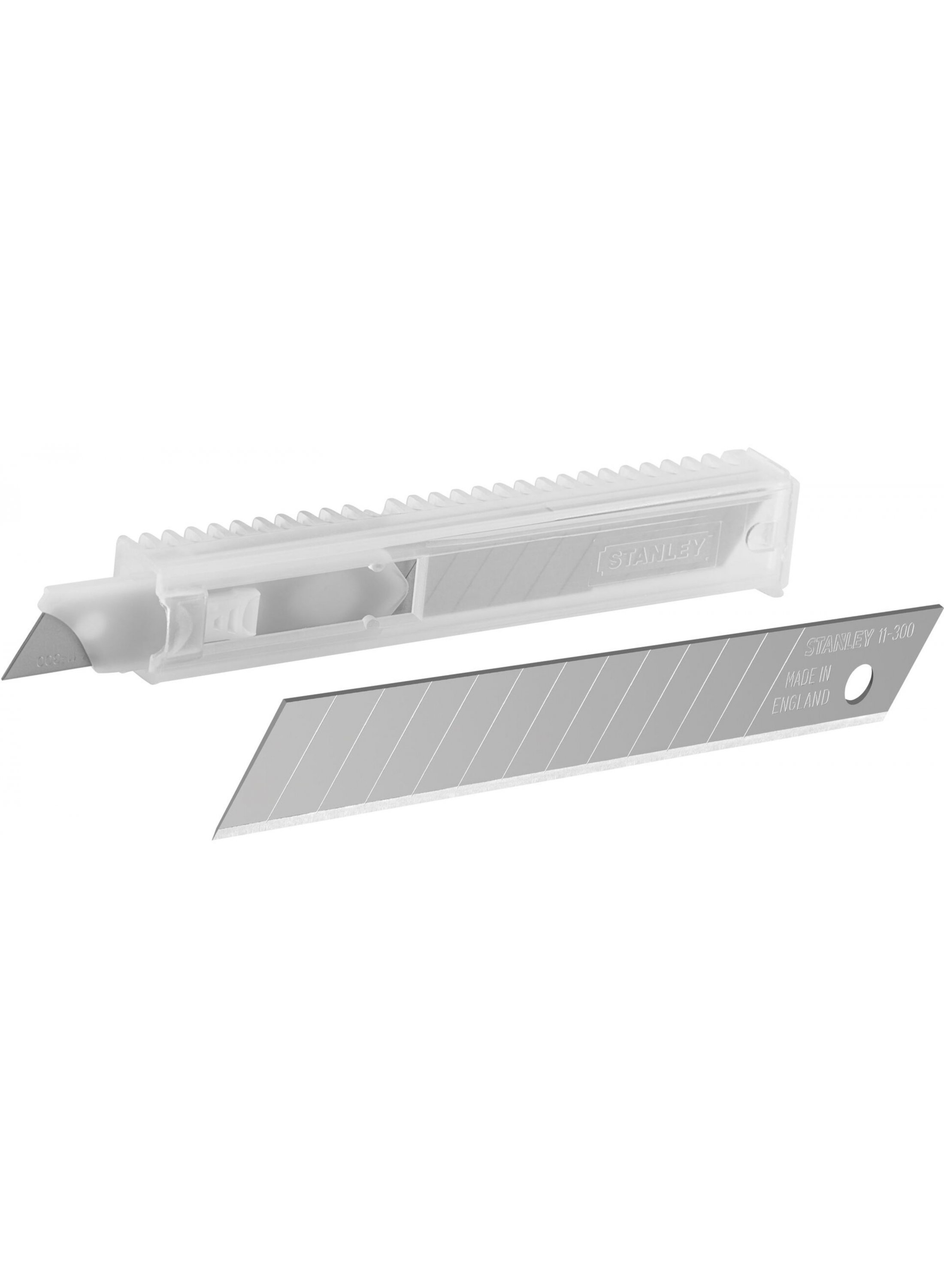Stanley 0-11-300 Afbreekmesjes 9mm 10 stuks in dispenser
