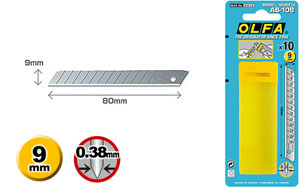 Olfa AB-10 veiligheids afbreekmes 9mm