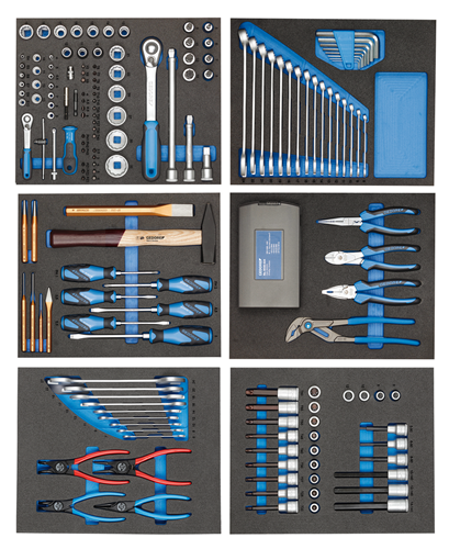 Gedore 2005-TS-308 Gereedschapwagen + 308-Delig assortiment