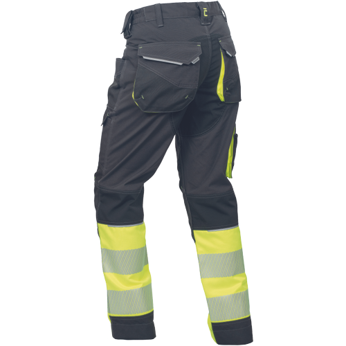 Cerva sheldon hi-vis DW broek antraciet/geel