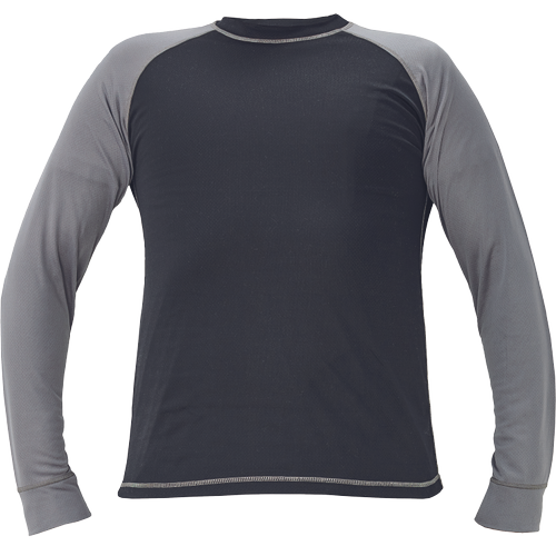 Assent DON langemouw thermo shirt zwart/grijs