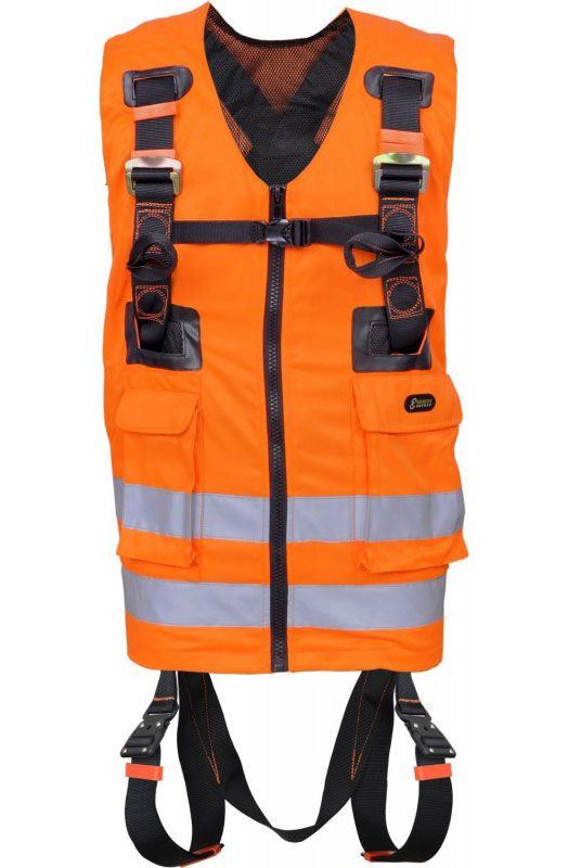 Harnas kratos 2 punt comfort met signalisatiegilet