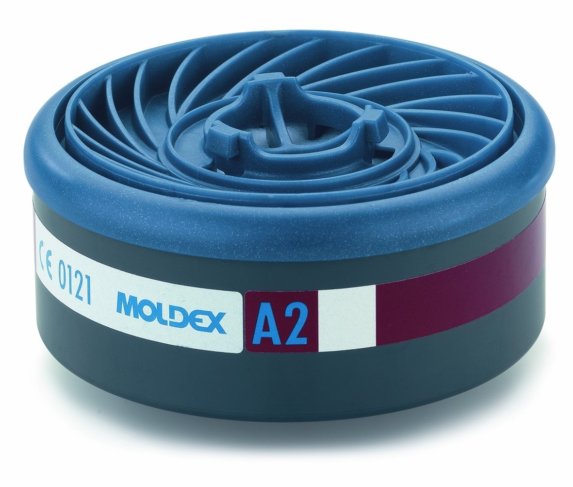 Moldex 920001 gas- en dampfilter A2 box á 8 stuks
